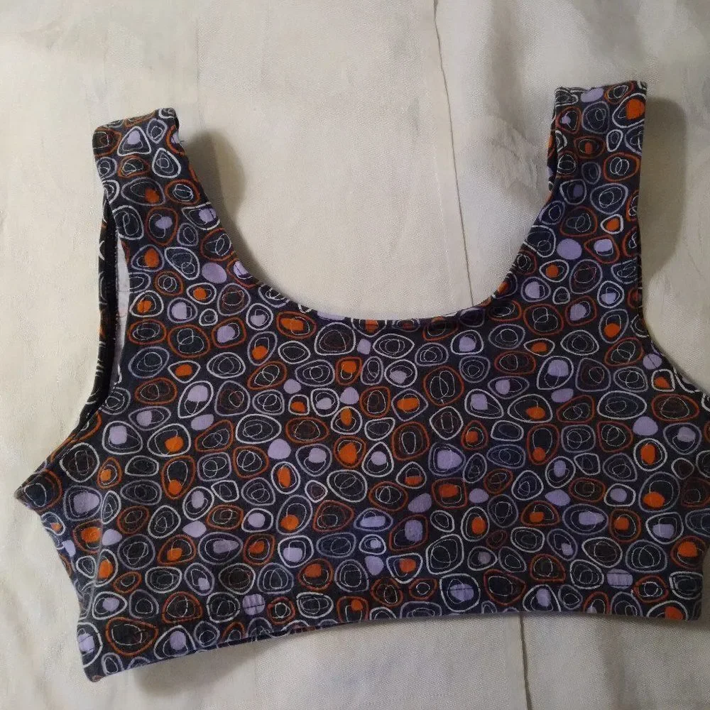 Vintage 90s Nike Abstract Pattern Sports Bra